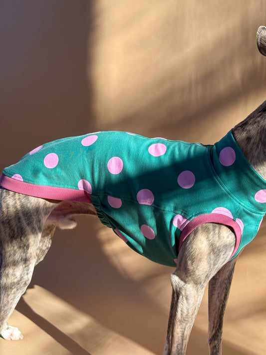 Sleeveless Whippet Shirt Green