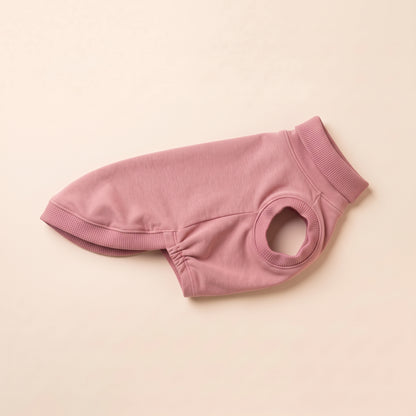 Whippet-Shirt Rollkragen Dusty Pink
