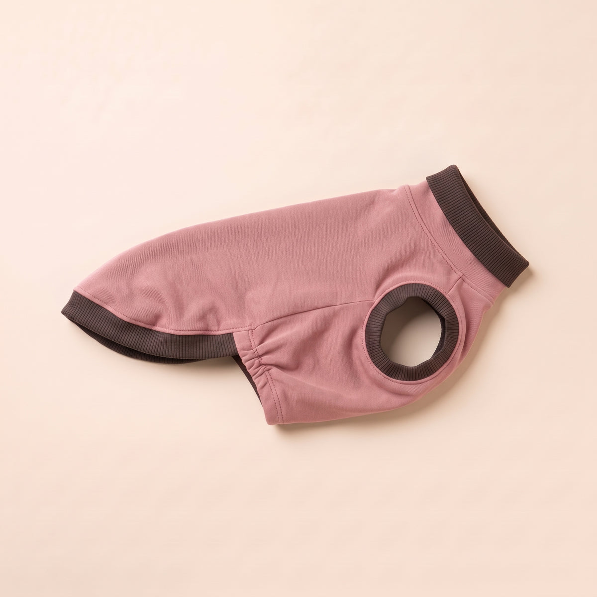 Whippet-Shirt Rollkragen Dusty Pink