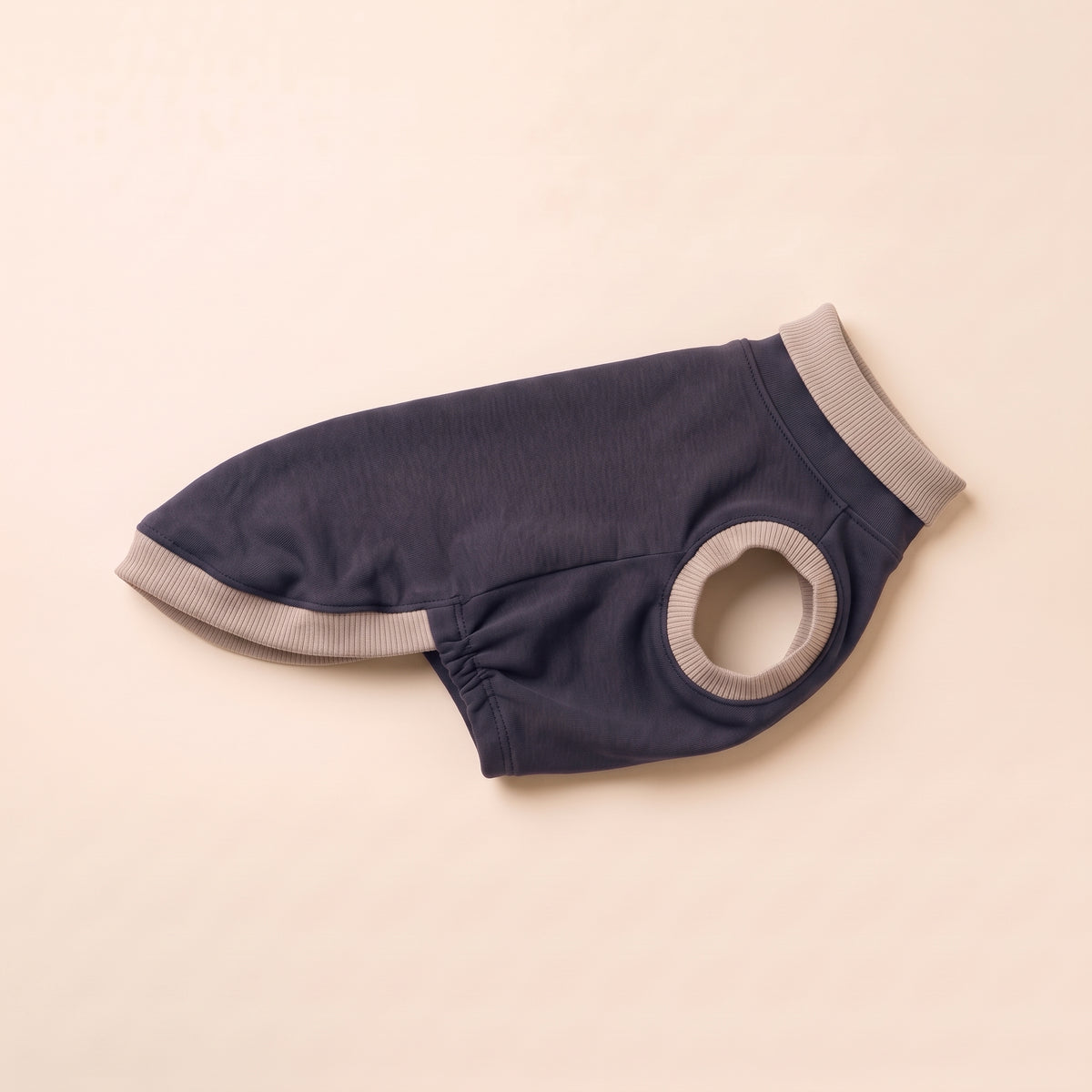 Whippet-Shirt Rollkragen Navy