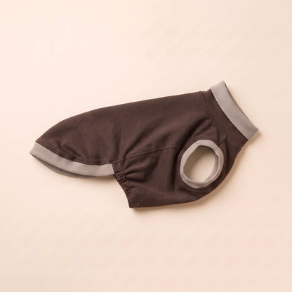 Whippet Shirt High-Neck Espresso