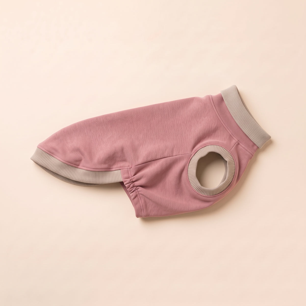 Whippet-Shirt Rollkragen Dusty Pink