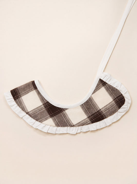 Human Ruffle Tie-On Neck Accessory