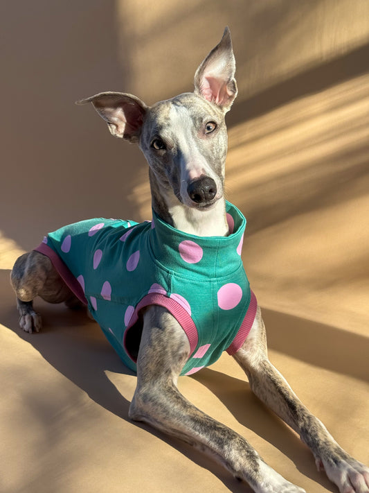 Sleeveless Whippet Shirt Green