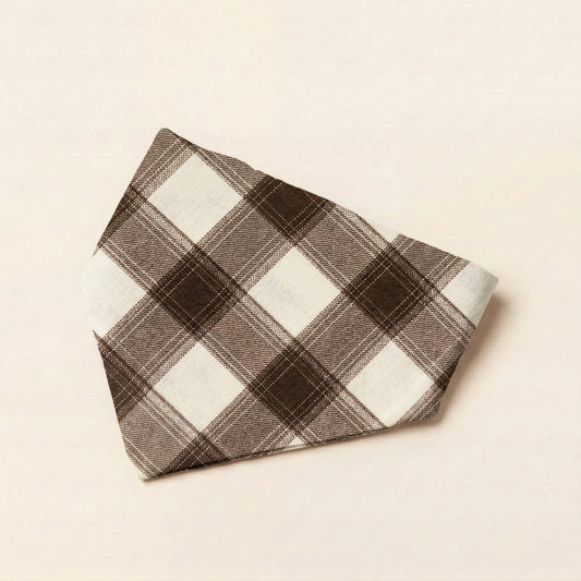 Festive Slip-On Bandana (milk-brown)