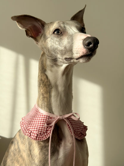 Ruffle Tie-On Accessory (red and white)